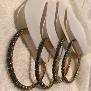 NWT  Catherine Popesco Swarovski Tennis Bracelet